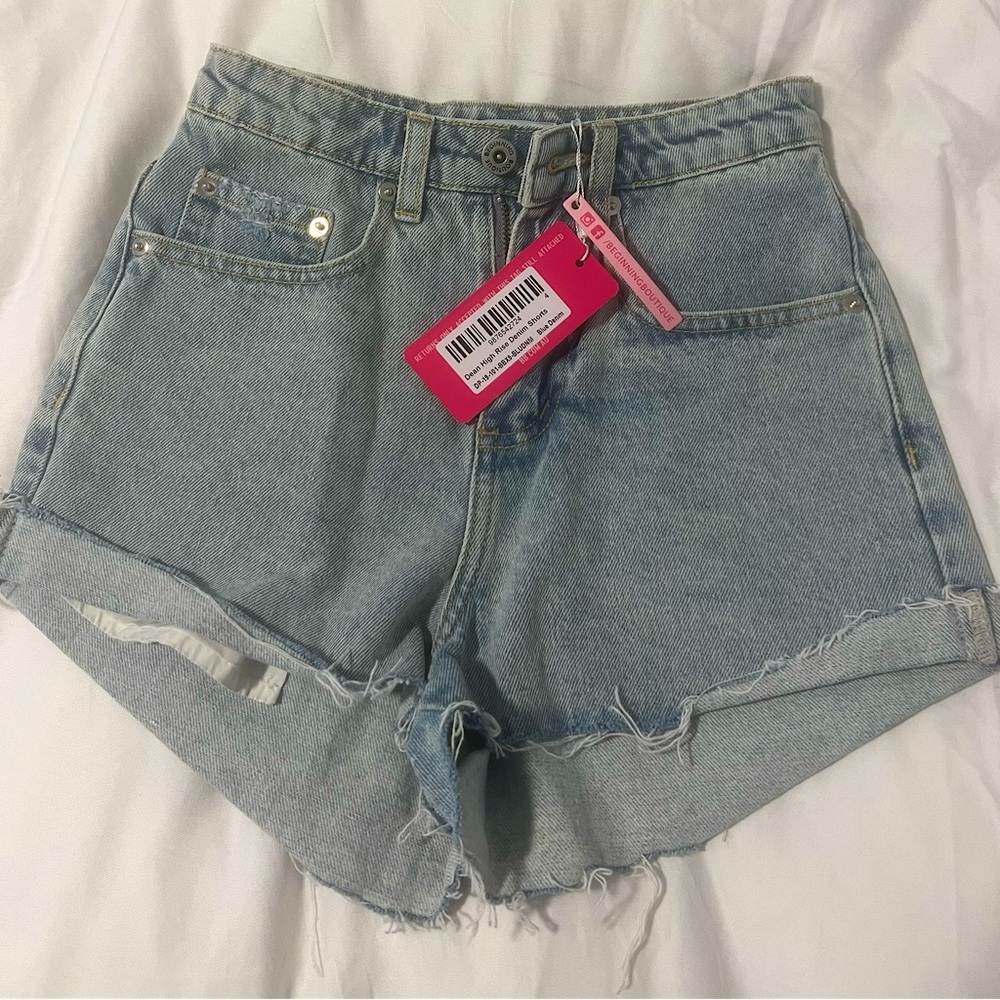 Beginning Boutique Denim Shorts - Dean High Rise, US 0/AU 4